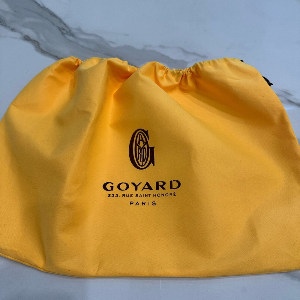 Goyard Yellow Drawstring Dust Bag